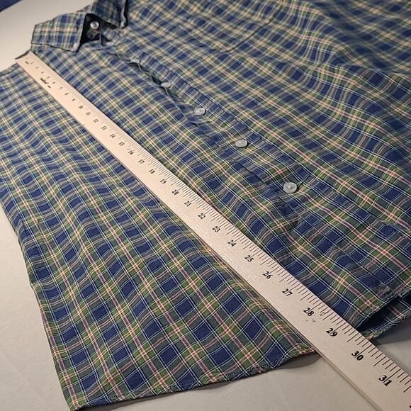 Lands end sz 16.5-33 plaid shirt tailored fit - Picture 4 of 6
